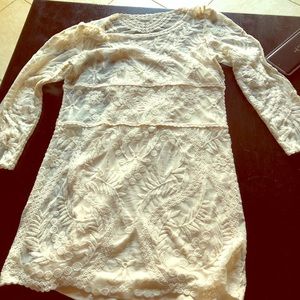 White lace southern dress